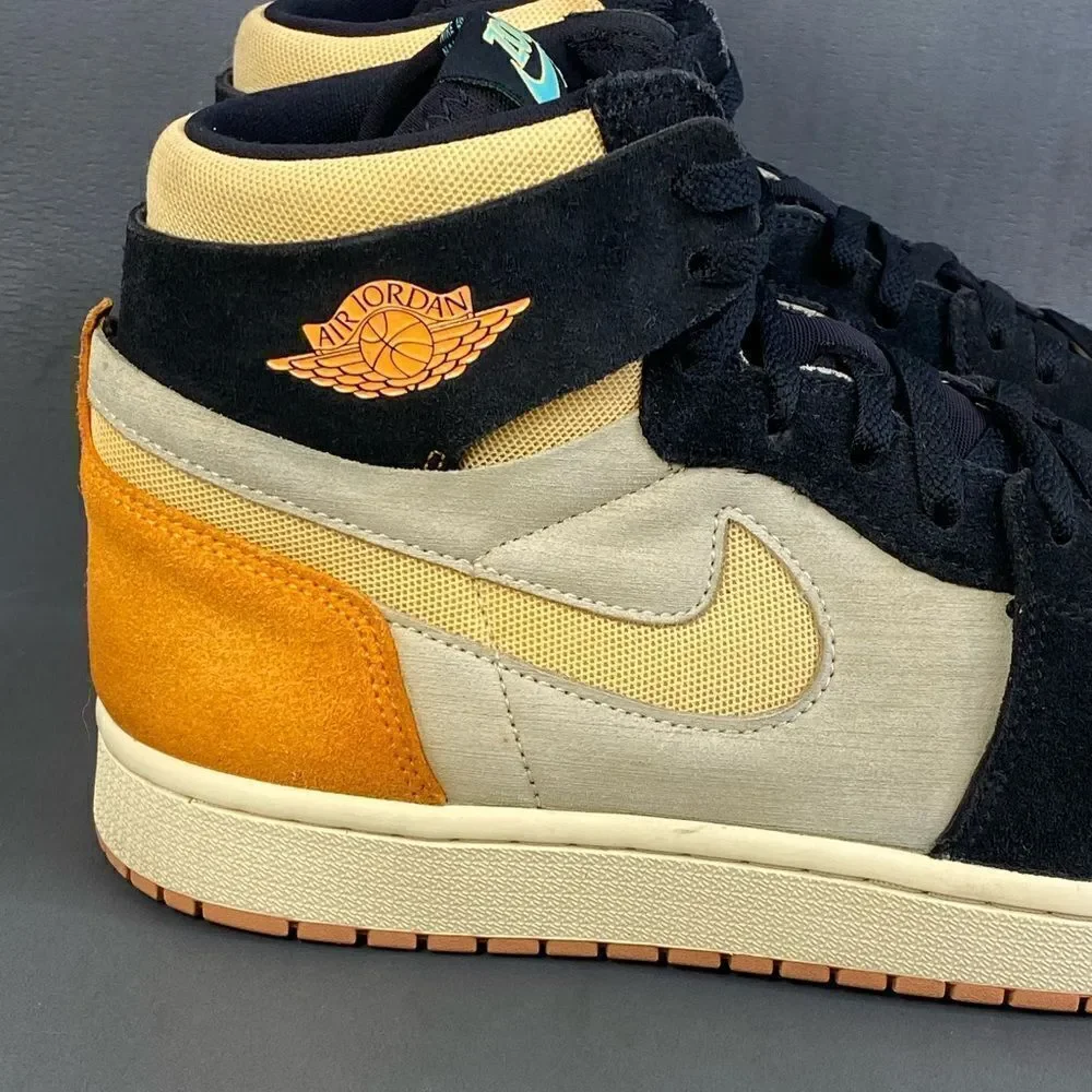 Nike Jordan 1 High Zoom Air CMFT 2 Muslin Vivid Orange sneaker shoes mens 11